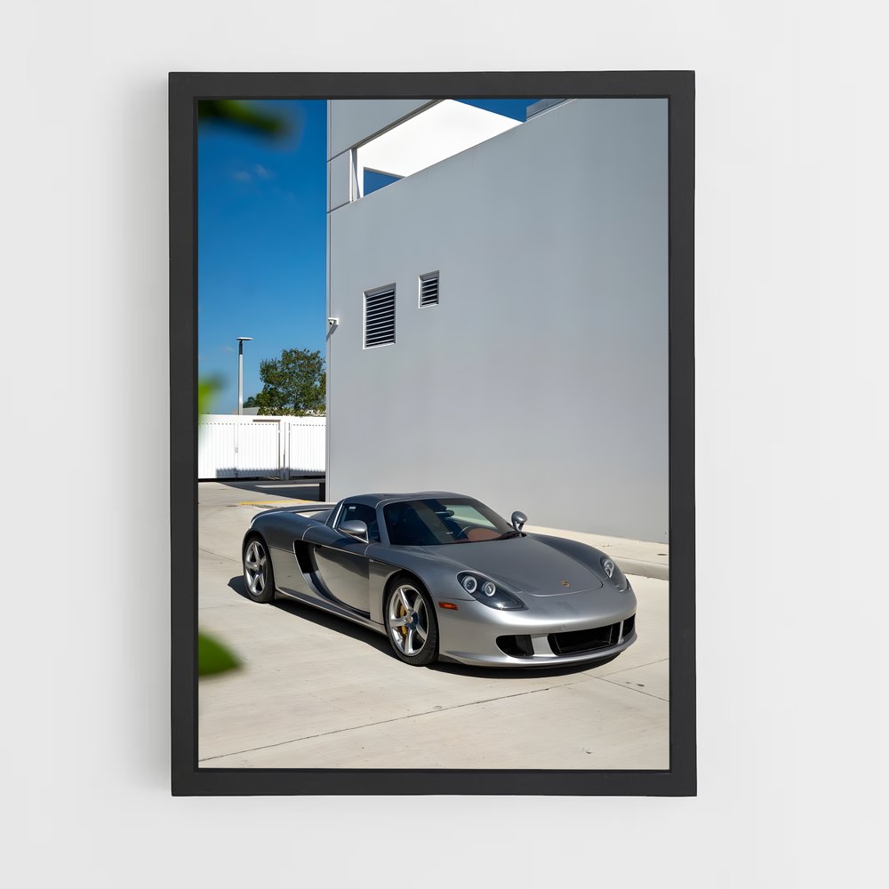 Poster Carrera Élégante – affiche Porsche (vue 2)